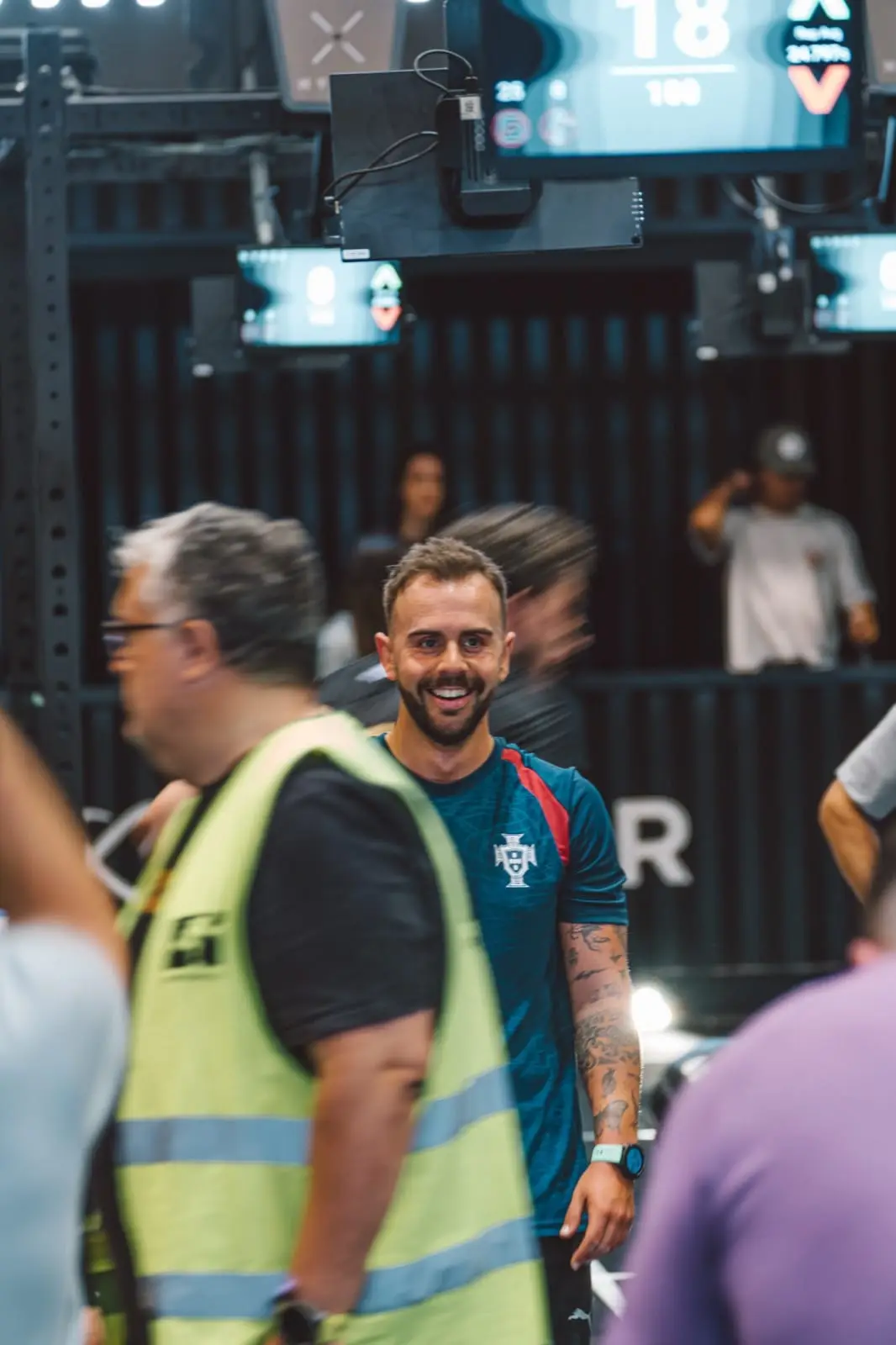 André Fernandes, Head Coach da AF Program, numa competição de HYROX.